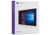 ภาษาอังกฤษ Microsoft Windows 10 Pro Retail Box เวอร์ชั่นเต็มของแท้รหัสการค้าปลีก 32/64 บิต