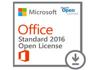 2016 ขายปลีกมาตรฐาน Microsoft Office 2016 รหัสคีย์ 32 บิต 64 บิตกล่องขายปลีกเปิดใช้งานออนไลน์ 100%