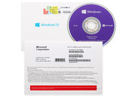 รหัสอายุใบอนุญาตการรับประกันอายุการใช้งานรหัส Microsoft Win 10 Pro 64 บิต DVD COA Sticker เยอรมันรัสเซียอิตาลี