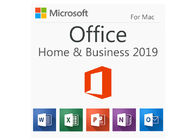 บ้านและธุรกิจรหัส Microsoft Office 2019 รหัสคีย์ 100% แพคเกจมาตรฐานการเปิดใช้งานออนไลน์เต็มรูปแบบ