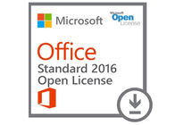 รหัสคีย์มาตรฐานของ Microsoft Office 2016 ของแท้สิทธิ์การใช้งาน COA แพ็คสติ๊กเกอร์ FPP การเปิดใช้งานออนไลน์