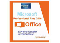 การเปิดใช้งานคีย์การ์ดผลิตภัณฑ์ Windows Professional Plus 2016 64 บิต MS Office ดีวีดี
